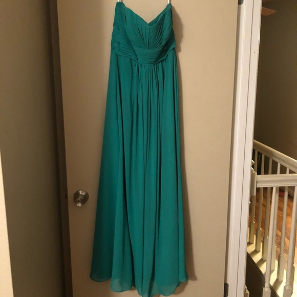 David’s Bridal Long Strapless Dress - Picture 2 of 3